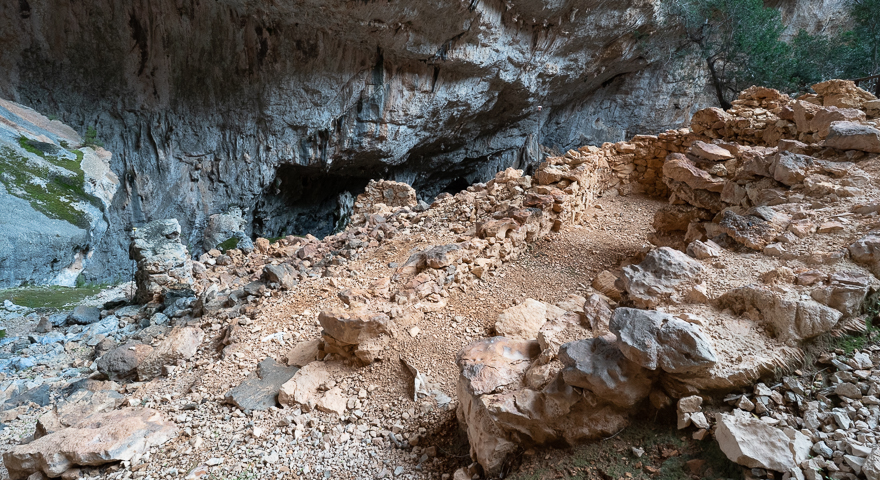 Area archeologica di Tiscali Punto di arrivo B-481