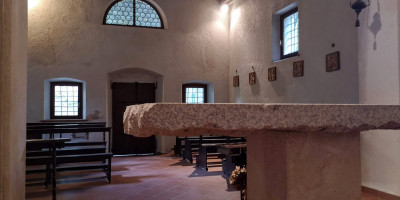 <p>Chiesa della Madonna di Bagnolo – Interno</p>
