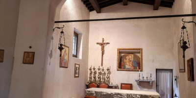 <p>Chiesa della Madonna di Bagnolo – Interno</p>
